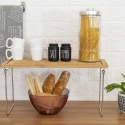 Organizer kuchenny składany z drewna 47x18,5x22cm Kurnek Rabaty