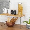 Organizer kuchenny składany z drewna 47x18,5x22cm Kurnek Katalog