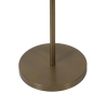 Lampa stojąca z metalu satynowanego z białym kloszem Kirosh Oferta