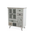 Drewniana komoda shabby chic z 5 szufladami i 3 drzwiami Decapé Promocja
