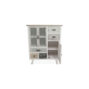 Drewniana komoda shabby chic z 5 szufladami i 3 drzwiami Decapé Oferta