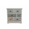 Drewniana komoda shabby chic z 6 szufladami 77x35x77 cm Decapé Oferta