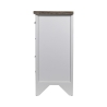 Komoda mobilna shabby chic z drewna 8 szuflad 65x37x81 cm Sardinia Oferta