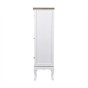 Wysoka komoda drewniana 8 szuflad 58x35x123 cm shabby chic Sardinia Oferta