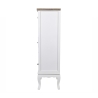 Wysoka komoda drewniana 8 szuflad 58x35x123 cm shabby chic Sardinia Oferta