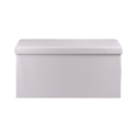 Biała ławka schowek wielofunkcyjna 78x38x38 cm Morva Oferta