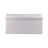 Biała ławka schowek wielofunkcyjna 78x38x38 cm Morva Oferta
