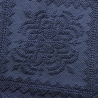 Elegancki dywanik łazienkowy antypoślizgowy niebieski 60x150cm z bawełny Lukas Sprzedaż