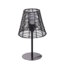 Lampa stołowa biurkowa efekt rattanu Sayura Stan Magazynowy