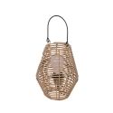 Wisząca lampa latarnia efekt rattanu Birkut Rabaty