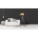 Lampa stojąca metalowa na trójnogu obrotowa Industry Środki