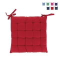 Zestaw 5 poduszek na krzesła kuchenne 40x40 cm z troczkami Lomake Promocja