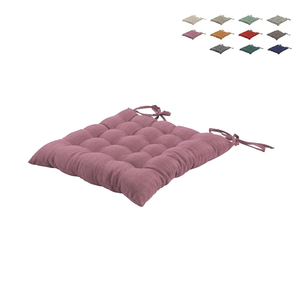 Poduszka na krzesła kuchenne z troczkami 40x40 cm efekt lnu Alara Katalog Poduszka na krzesła kuchenne z troczkami 40x40 cm efekt lnu Alara Katalog