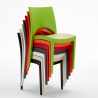 Zestaw 24 polipropylenowe krzesła barowe i restauracyjne Paris Grand Soleil 
