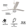 Wentylator sufitowy z oświetleniem, 3 łopaty, 5 prędkości Windy Oferta