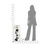 Panel dekoracyjny 3D abstrakcyjny w stylu industrialnym Dixy Model