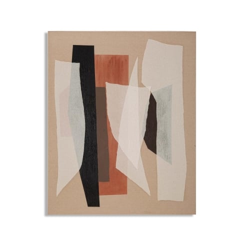 Abstrakcyjny obraz na płótnie, geometryczny boho chic 100x80 cm Naruk Promocja