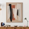 Abstrakcyjny obraz na płótnie, geometryczny boho chic 100x80 cm Naruk Sprzedaż