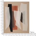 Abstrakcyjny obraz na płótnie, geometryczny boho chic 100x80 cm Naruk Katalog