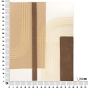 Abstrakcyjny obraz na płótnie w stylu boho chic 100x80 cm Lofty Katalog