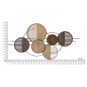 Dekoracyjny panel ścienny drewno metal boho chic 134x69cm Woody Katalog