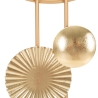 Dekoracyjny panel ścienny 3D z metalu złoconego 80x49,5 cm Goldy Sprzedaż