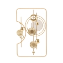 Dekoracyjny panel ścienny 3D z metalu złoconego 80x49,5 cm Goldy Promocja