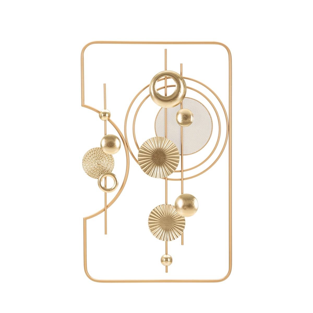 Dekoracyjny panel ścienny 3D z metalu złoconego 80x49,5 cm Goldy Promocja Dekoracyjny panel ścienny 3D z metalu złoconego 80x49,5 cm Goldy Promocja
