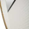 Okrągłe lustro ścienne 80 cm z złotą ramą Tolosa Katalog