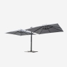 Dwuramienny aluminiowy parasol ogrodowy 3x3 Oslo Sprzedaż