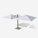 Dwuramienny aluminiowy parasol ogrodowy 3x3 Oslo Wybór