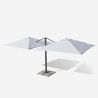 Dwuramienny aluminiowy parasol ogrodowy 3x3 Oslo Wybór
