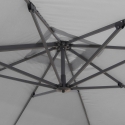 Dwuramienny aluminiowy parasol ogrodowy 3x3 Oslo 