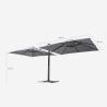 Dwuramienny aluminiowy parasol ogrodowy 3x3 Oslo 