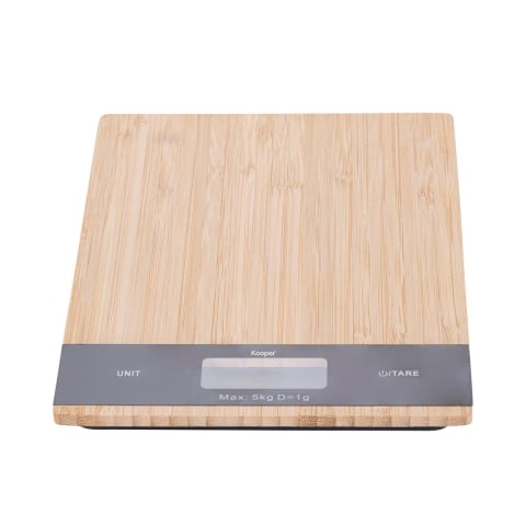 Cyfrowa waga kuchenna z bambusa 15,5x22,5x2,4 Paxel Promocja