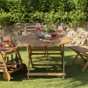 Składane krzesło drewniane Bali do użytku wewnętrznego i zewnętrznego Oferta
