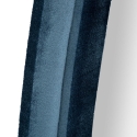Lustro ścienne profilowane, welur niebieski 160x40x4 cm Chanel Rabaty