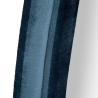 Lustro ścienne profilowane, welur niebieski 160x40x4 cm Chanel Rabaty