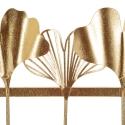Metalowy wieszak ścienny z 5 haczykami 26,3x49,5x6 cm Leaves Oferta