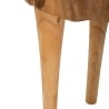 Ręcznie robiony stołek z drewna teak w stylu etnicznym Kursi Katalog