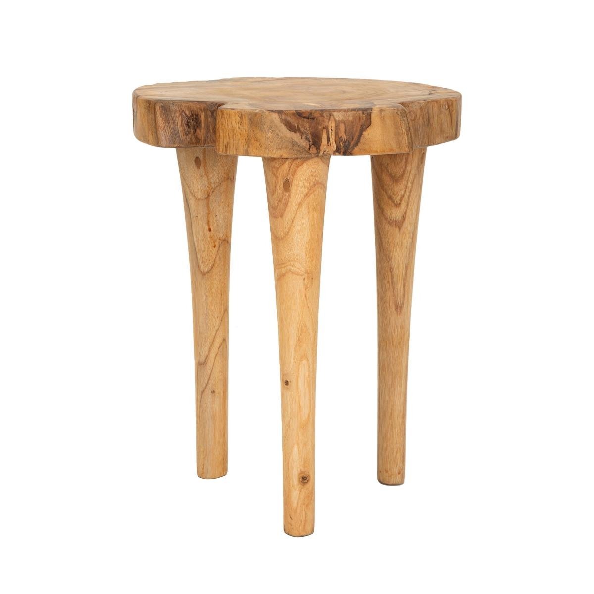 Ręcznie robiony stołek z drewna teak w stylu etnicznym Kursi Promocja Ręcznie robiony stołek z drewna teak w stylu etnicznym Kursi Promocja