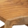 Ręcznie wykonany taboret z drewna teak w stylu etno rustykalnym Sel Sprzedaż