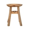 Stołek z drewna teak, naturalny design etniczny Sel Slim Oferta