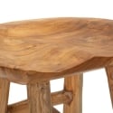 Stołek z drewna teak, naturalny design etniczny Sel Slim Katalog