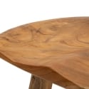 Stołek z drewna teak, naturalny design etniczny Sel Slim Stan Magazynowy