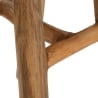 Stołek z drewna teak, naturalny design etniczny Sel Slim Wybór