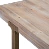 Stół do jadalni drewno i metal 90x180 cm styl industrialny Ankara Rabaty