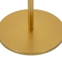 Okrągły stolik wysoki z pozłacanego metalu 51x100cm Doha Rabaty