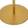 Okrągły stolik wysoki z pozłacanego metalu 51x100cm Doha Rabaty