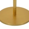 Wysoki stolik metalowy złoty nowoczesny design 41x80 cm Doha Rabaty